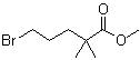 CAS # 79520-52-8, 5-Bromo-2,2-dimethylpentanoic acid methyl ester, Methyl 5-bromo-2,2-dimethylvalerate
