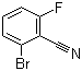 structure of CAS# 79544-27-7, 2-溴-6-氟苯腈