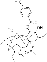 CAS # 79592-91-9, Crassicauline A, Crassicaulin A, 3-Deoxyyunaconitine, Crassicauline I