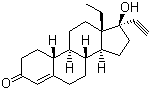 structure of CAS# 797-63-7, Levonorgestrel