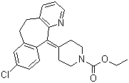 structure of CAS# 79794-75-5, Loratadine