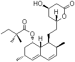 structure of CAS# 79902-63-9, 辛伐他汀