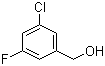 structure of CAS# 79944-64-2, 3-Chloro-5-fluorobenzyl alcohol
