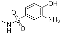 structure of CAS# 80-23-9, 2-Aminophenol-4-Sulfonmethylamide