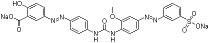 structure of CAS# 8005-52-5, Direct Yellow 44