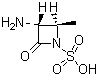structure of CAS# 80082-65-1, (3S-反式)-3-氨基-4-甲基-2-氧代-1-氮杂环丁烷磺酸