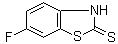 structure of CAS# 80087-71-4, 6-氟-2(3H)-苯并噻唑硫酮