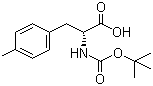 CAS # 80102-27-8, Boc-4-Methyl-D-phenylalanine, Boc-p-Me-D-Phe-OH, Boc-D-Phe(4-Me)-OH, Boc-D-4-Methylphe, tert-Butoxycarbonyl-D-4-methylphenylalanine