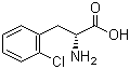 structure of CAS# 80126-50-7, D-2-氯苯丙氨酸