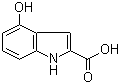4-Hydroxy-1H-indole-2-carboxylic acid molecular structure (CAS 80129-52-8)