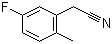 structure of CAS# 80141-97-5, 5-氟-2-甲基苯乙腈
