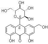structure of CAS# 8015-61-0, Aloin