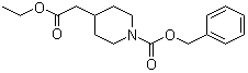 structure of CAS# 80221-26-7, 4-[乙氧羰基甲基]哌啶-1-羧酸苄酯