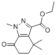 structure of CAS# 802541-48-6, 乙基1,4,4-三甲基-7-氧代-4,5,6,7-四氢-1H-吲唑-3-羧酸酯