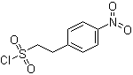4-Nitrobenzeneethanesulfonyl chloride molecular structure (CAS 80259-15-0)