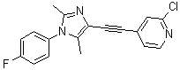 structure of CAS# 802906-73-6, Basimglurant
