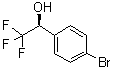 (S)-1-(4-Bromophenyl)-2,2,2-trifluoroethanol molecular structure (CAS 80418-13-9)