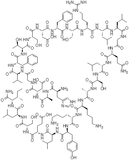 CAS 登录号：80458-29-3, 猪小肠二十七碳肽