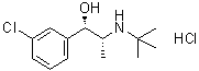 CAS # 80478-43-9, (alphaS)-rel-3-Chloro-alpha-[(1R)-1-[(1,1-dimethylethyl)amino]ethyl]benzenemethanol hydrochloride, BW 17U