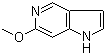 structure of CAS# 80862-08-4, 6-甲氧基-1H-吡咯并[3,2-c]吡啶