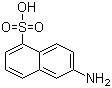 6-Amino-1-naphthalenesulfonic acid molecular structure (CAS 81-05-0)