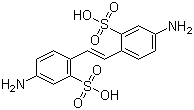 structure of CAS# 81-11-8, 4,4'-Diamino-2,2'-stilbenedisulfonic acid