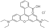 structure of CAS# 81-88-9, 罗丹明 B