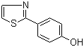 structure of CAS# 81015-49-8, 4-(2-Thiazolyl)phenol