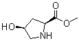 structure of CAS# 81102-38-7, 顺式-4-羟基-L-脯氨酸甲酯