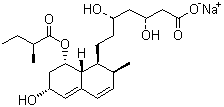 structure of CAS# 81131-70-6, 普伐他汀钠