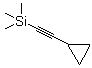 structure of CAS# 81166-84-9, (环丙基乙炔基)三甲基硅烷