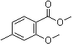 structure of CAS# 81245-24-1, 2-甲氧基-4-甲基苯甲酸甲酯