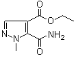 structure of CAS# 81303-52-8, 5-(氨基羰基)-1-甲基-1H-吡唑-4-羧酸乙酯