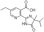 structure of CAS# 81335-77-5, Imazethapyr