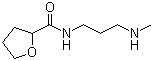 structure of CAS# 81403-67-0, 四氢呋喃-2-甲酸 (3-甲基氨基丙基)酰胺