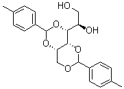 structure of CAS# 81541-12-0, 1,3:2,4-Bis-O-(4-methylbenzylidene)-D-sorbitol