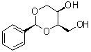 structure of CAS# 81577-58-4, (2S,4R,5R)-5-羟基-2-苯基-1,3-二恶烷-4-甲醇