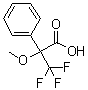 CAS # 81655-41-6, alpha-Methoxy-alpha-trifluoromethylphenylacetic acid, 3,3,3-Trifluoro-2-methoxy-2-phenylpropanoic acid, DL-alpha-Methoxy-alpha-(trifluoromethyl)phenylacetic acid, MTPA, Mosher's acid