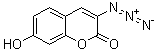 structure of CAS# 817638-68-9, 3-叠氮基-7-羟基香豆素