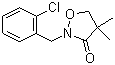 CAS # 81777-89-1, Clomazone, 2-(2-Chlorobenzyl)-4,4-dimethyl-1,2-oxazolidin-3-one, 2-[(2-Chlorophenyl)methyl]-4,4-dimethyl-3-isoxazolidinone