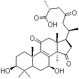 Ganoderic acid B molecular structure (CAS 81907-61-1)