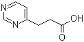 structure of CAS# 819850-17-4, 3-嘧啶-4-基丙酸