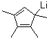 structure of CAS# 82061-21-0, 1,2,3,4-Tetramethylcyclopentadienyl lithium
