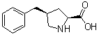 structure of CAS# 82087-73-8, (4S)-4-苄基-L-脯氨酸