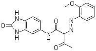 CAS # 82199-12-0, Pigment Yellow 194, N-(2,3-Dihydro-2-oxo-1H-benzimidazol-5-yl)-2-[(2-methoxyphenyl)azo]-3-oxobutyramide