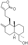 structure of CAS# 82209-74-3, 新穿心莲内酯苷元