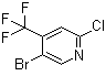 structure of CAS# 823221-93-8, 5-溴-2-氯-4-(三氟甲基)吡啶