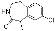 CAS # 824430-77-5, 8-Chloro-1-methyl-2,3,4,5-tetrahydro-1H-3-benzazepin-2-one