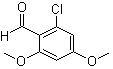 structure of CAS# 82477-61-0, 2-Chloro-4,6-dimethoxybenzaldehyde
