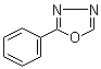 structure of CAS# 825-56-9, 2-Phenyl-1,3,4-oxadiazole
